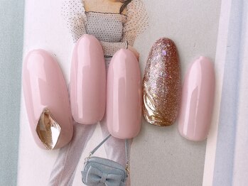 ネイルサロンフォーユー(for u)/ピンクネイル￥5980