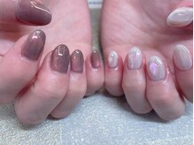 ネイルギャラリーアヴァン(NAIL GALLERY Avant)/アシメデザインネイル