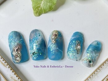 ユウコネイルズアンドエステティック ラ デェス(Yuko Nails & Esthetic La Deesse)/プラチナコース (定額制)¥9500