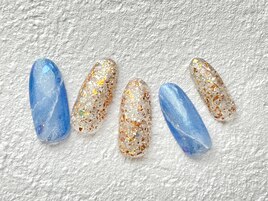 ニュアンス×ラメ