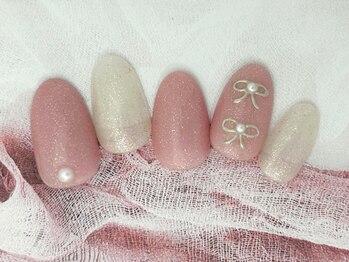 ネイルサロン アビー 宮益坂店(abbie)/ラフリボン◇¥10109