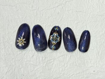 グラシア 王子店(GRACIA)/モロッコタイル風ネイル¥6980