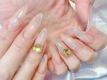 マシェリ(MA CHERIE)/長さだしワンホンネイル