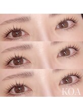 コア バイグーフィー(KOA by GOOFY)/デザインまつげパーマ