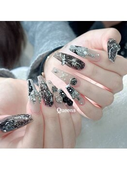 クイーンズビューティーサロン 新宿本店(Queen's beauty salon)/チップ長さ出し10本やり放題