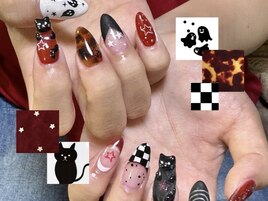 スカルプネイル　フィルイン