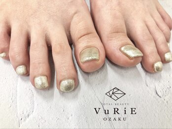 ヴリエ 小作店(VURIE)/シルバーネイル/キラキラネイル