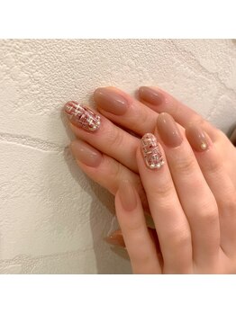 ゼロ アトリエ(ZERO Atelier)/ツイードネイル