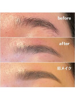 ネイルアンドアイ ビューティーオーブ(nail&eye beauty ORB)/アイブロウWax脱毛