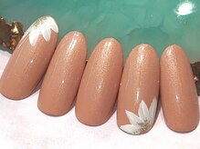 レディラック バイ キャンアイドレッシー(Lady Luck by Can I Dressy)/手書きフラワーネイル