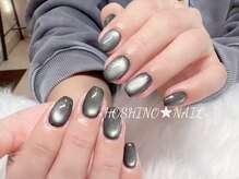 ホシノネイル(HOSHINO NAIL)/ワンホン・マグネット・冬ネイル