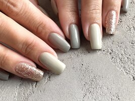 組み合わせが素敵なワンカラー♪