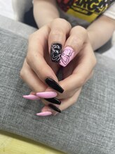 ラディエンス(Radiance)/ワンカラー　蝶々ネイル