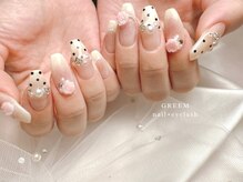 グリーム(GREEM)/フレンチガーリーネイル