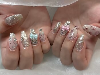 リンネイル 新大久保店(Rin Nail)/#待ち込みデザインOK　#付け放題