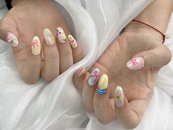 デア(Dea)の写真/【谷町四丁目駅徒歩2分】一味違う個性派カワイイネイルが得意なプライベートサロン☆デザイン力に自信あり!