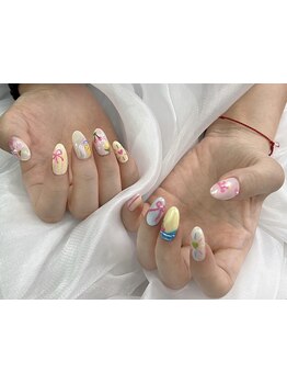 ショートネイルデザインが豊富