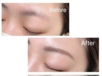 ビューティーサロン ユリン(YuRin)の写真/お顔の印象を大きく変える*《【まつ毛パーマ+アイブロウWAXスタイリング》大人気セットクーポン◎