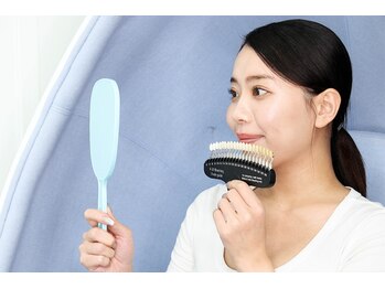 パルティービューティー 天満店(PARTIE BEAUTY)/施術前の歯色確認