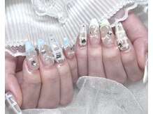 モカ 心斎橋(moca by Lee)/【Aina】チェックネイル