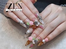 ゼン ネイル デザイン 池袋(ZEN NAIL DESIGN)/* 長 さだしやり放題×つけ放題