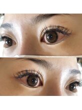 アイラッシュアンドコー(eyelash&co.)/フラットセーブル180本