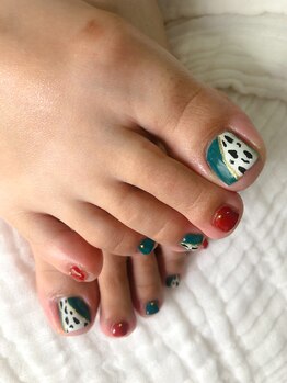 チャミュエル/お持ち込み画像秋ネイル