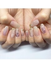 イーエムエー(e.m.a)/花柄ミラー