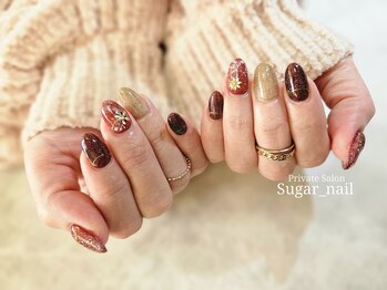 シュガーネイル(sugar nail)/クリスマスネイル