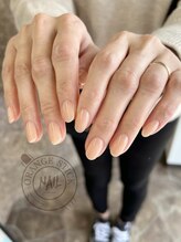 オレンジスティック/ヌーディーネイル