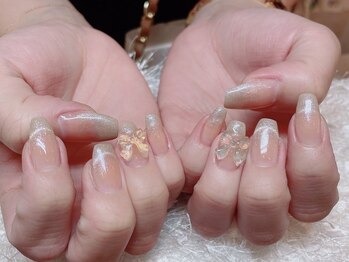 レアネイル 新宿(le'a nail)/マグネットリボンネイル