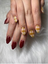 ラフレーズ(LAFRAISE)/チェックネイル