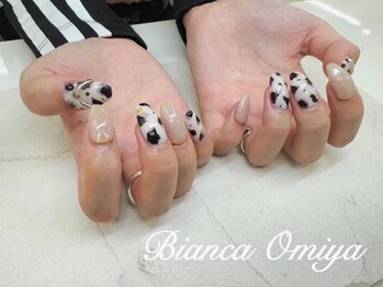 ビアンカ ネイルサロン 大宮店(Bianca)/冬のアニマル柄ネイル