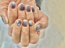 フリースタイル(Free Style)/☆3dマグネイビー雪の結晶Nail☆