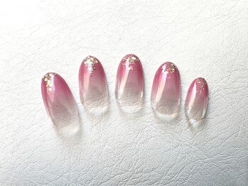 カミアンユイヤ ネイルラボ(KAMIANYUIYA Nail LAB)/グラデーションラメネイル
