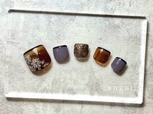 アンガット(angot.)/べっ甲フラワーアートフット