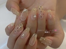 リボン(RIBBON)/【ドットネイル】