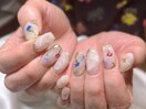 お花ネイル