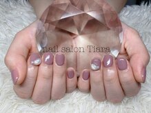 ティアラ(Tiara)/ピンクベージュ　パールビジュー