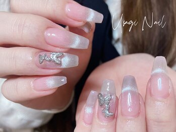 ウサギネイル 新大久保店(usagi nail)/蝶々ネイル