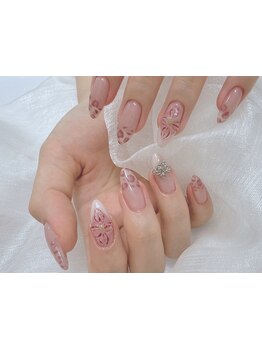 手描きアートが得意なサロン