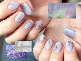 マーメイドカラーオフィスネイル