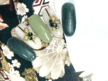 エリナネイルサロン池袋(Alina Nail Salon)/成人式／和風ネイル