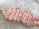 ストーンネイル 夏ネイル
