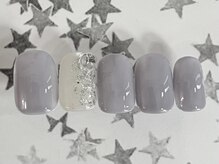 ジェミーネイル エビス(Jemiy nail ebisu)/ブルー銀箔6480yen