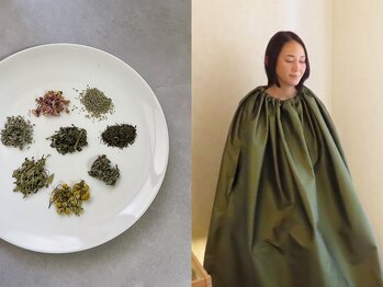 ユラクプラス 薬院(YURAKU+)の写真/30種のハーブで心身を紐解く。よもぎ蒸し×ハーブリーディングで冷え・代謝を根本から改善！