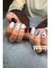 2回目以降の方【Hand】アート【中】◎お好きなアート4本まで♪