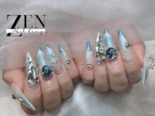 ゼン ネイル デザイン 池袋(ZEN NAIL DESIGN)/長さだしやり放題×つけ放題