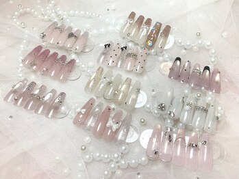 フロール(FLOR)の写真/韓国ネイル/ワンホンネイル/ちゅるんネイル/きらきらネイルなど50種類以上の可愛い定額デザインをご用意♪