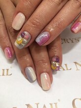 クリスタルネイル ゆめタウン博多店(CRYSTAL NAIL)/縦グラデーションネイル